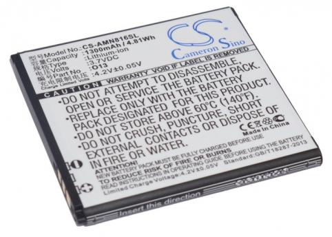 Batterij telefoon amoi n807
