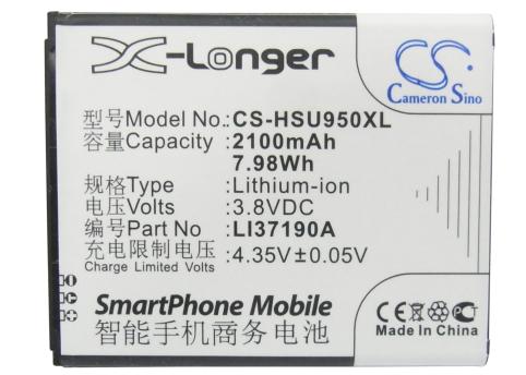 Batterij telefoon hisense u950