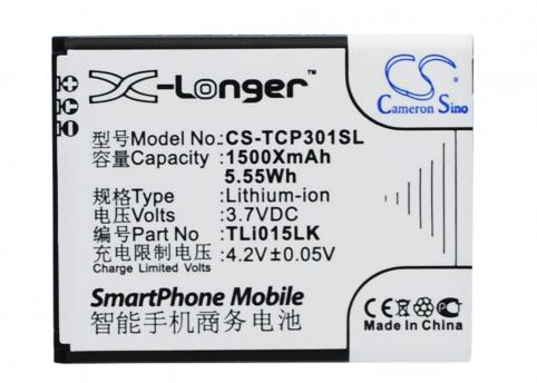 Batterij telefoon tcl j326t