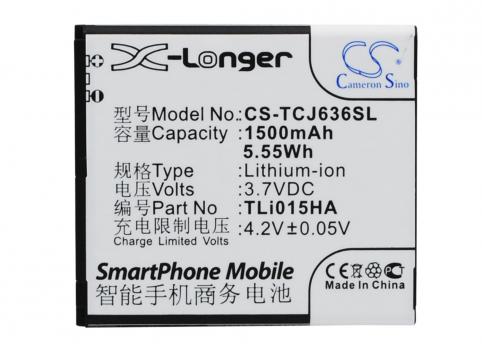 Batterij telefoon tcl j636d