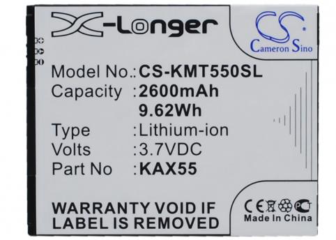Batterij telefoon kazam trooper x5.5