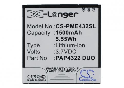 Batterij  prestigio pap4322 duo