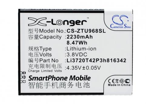 Batterij telefoon zte u968