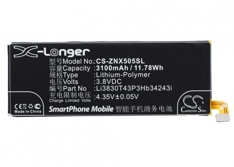 Batterij  zte li3830t43p3hb34243i