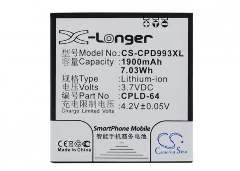 Batterij telefoon coolpad w702