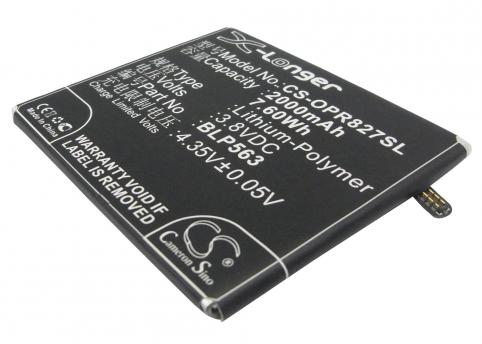Batterij telefoon oppo r827