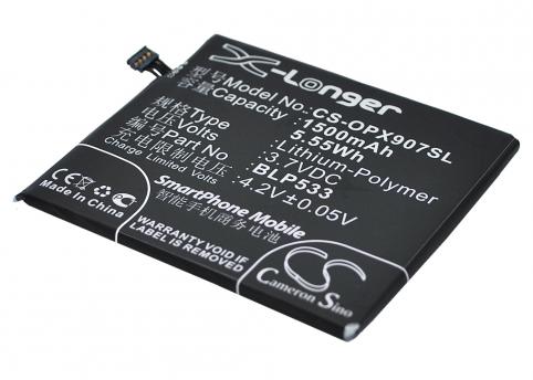 Batterij telefoon oppo x907