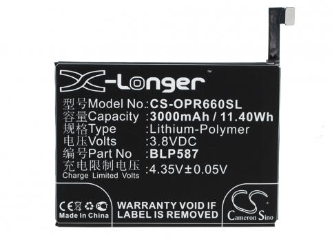 Batterij telefoon oppo r6607