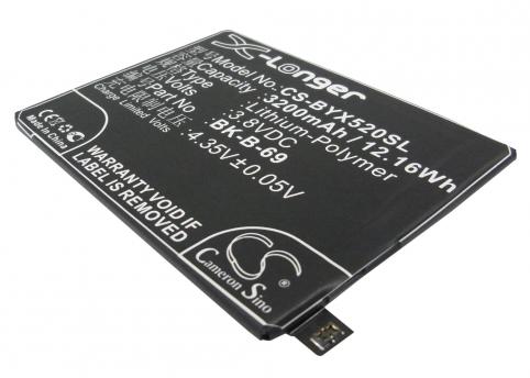 Batterij telefoon bbk x520l