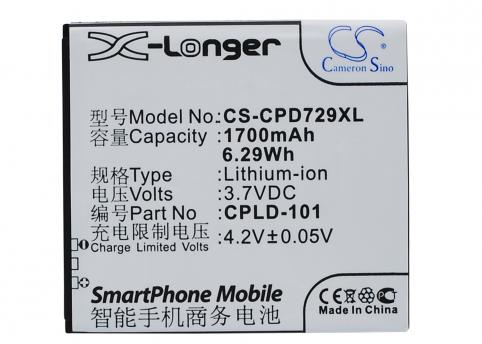 Batterie pour telephone coolpad batterij telefoon 7290
