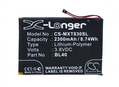 Batterij telefoon motorola xt830c