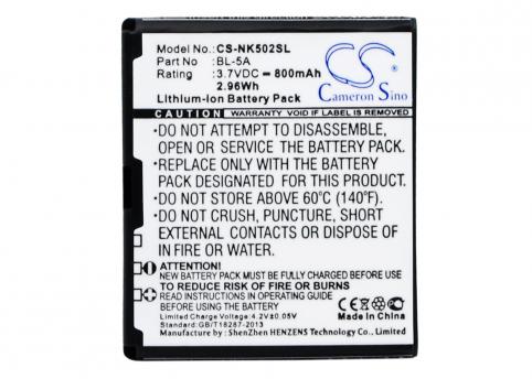 Batterij telefoon nokia asha 502