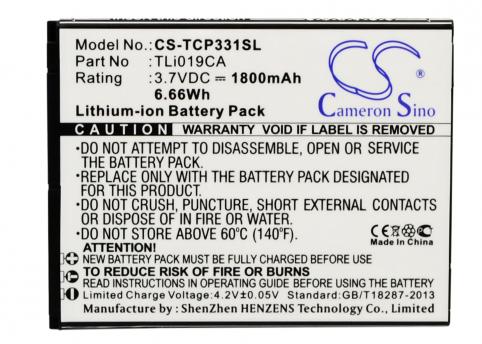 Batterij telefoon tcl tcl p331m