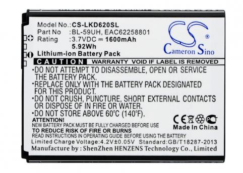 Batterij telefoon lg d315