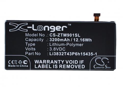 Batterij telefoon zte z787