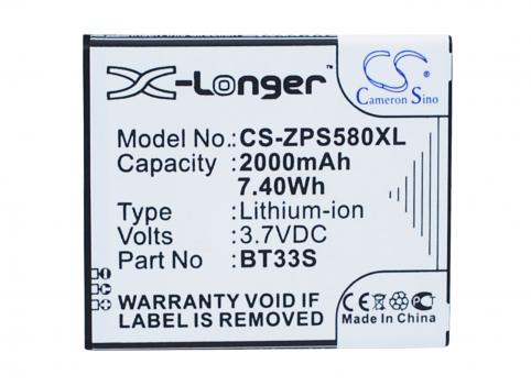 Batterij telefoon zopo zp580