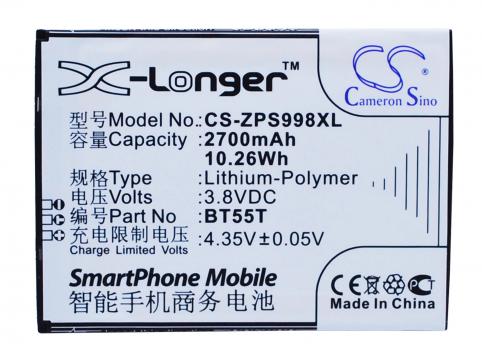 Batterij telefoon zopo zp998