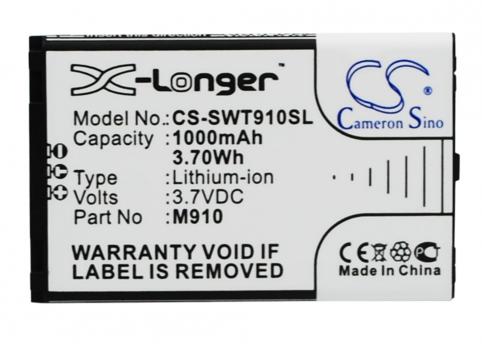 Batterij telefoon switel 910