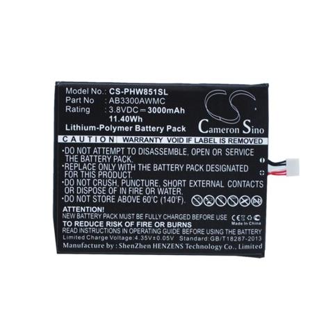 Batterij  philips ab3300awmc