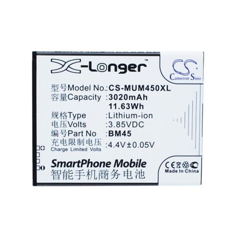 Batterie pour telephone xiaomi bm45 note 2 batterij telefoon