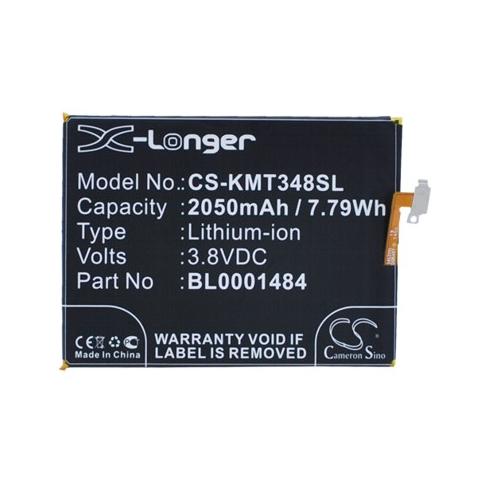 Batterij telefoon kazam tornado 348