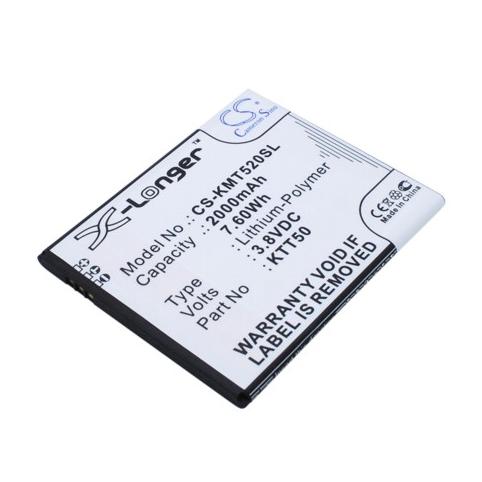 Batterij telefoon kazam tornado2 5.0