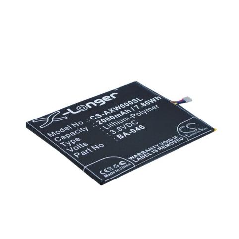 Batterij telefoon naar w6