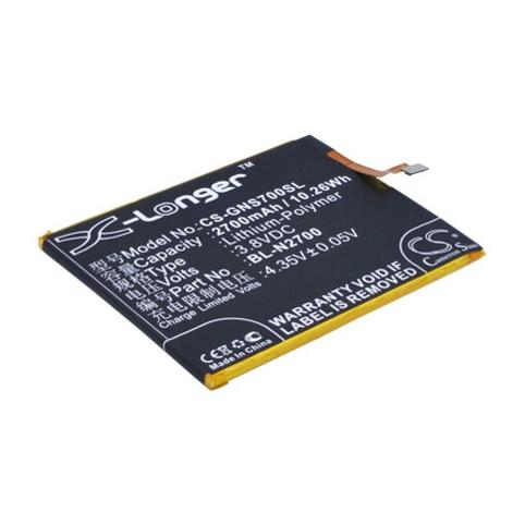 Batterij telefoon kazam tornado 552l dual sim lte