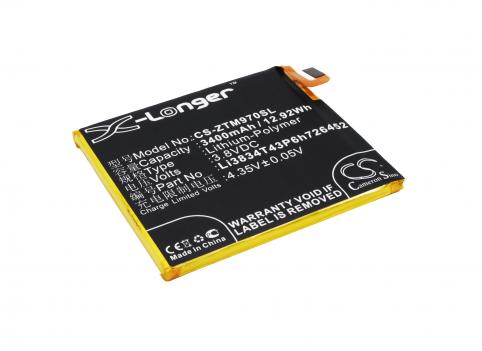 Batterij telefoon zte zmax