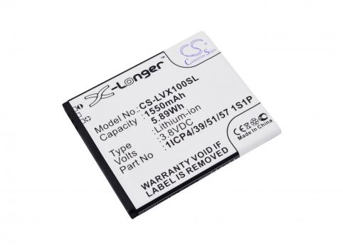 Batterij telefoon lava iris x1 atoms