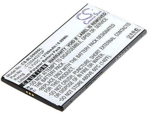 Batterij telefoon blu d950