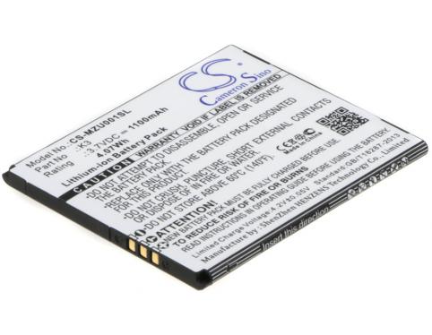 Batterij telefoon navon mizu mzt001