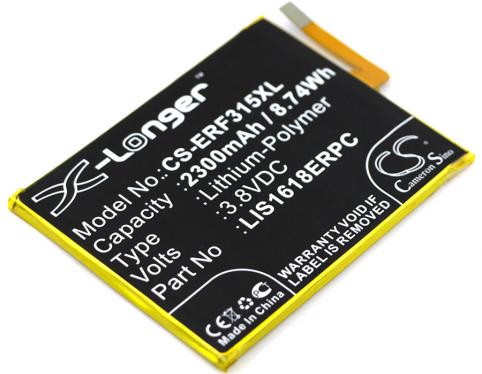Batterie pour telephone sony lis1618erpc xperia e5 batterij telefoon