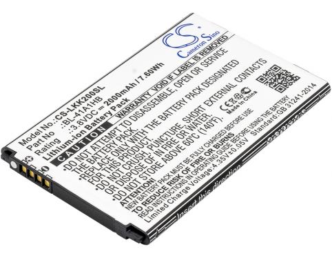 Batterij telefoon lg k200ds