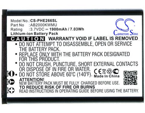 Batterij telefoon philips cte266w