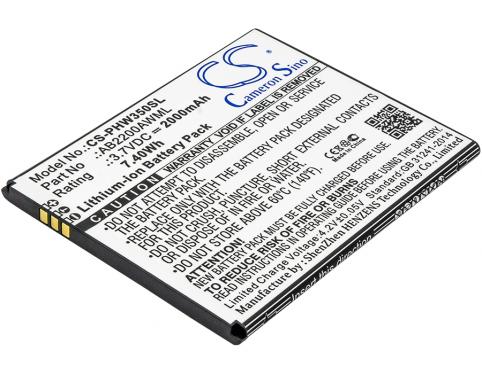 Batterij telefoon philips xenium w3509
