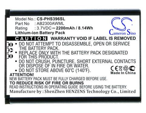 Batterij telefoon philips xenium s396