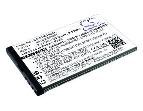 Batterij  philips ab1000bwmt