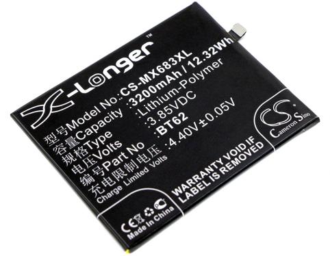 Batterij telefoon meilan x