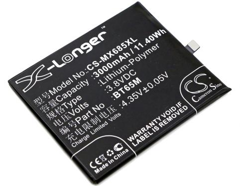 Batterij  meizu bt65m