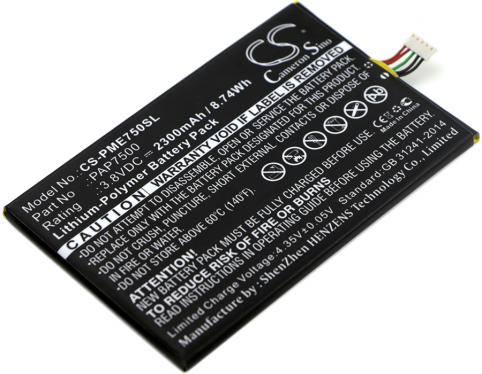 Batterij telefoon prestigio multiphone 7500