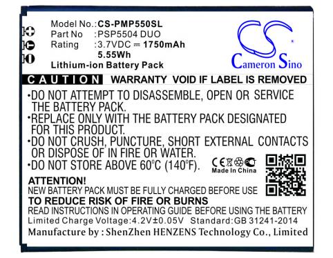 Batterij telefoon prestigio multiphone 5505 duo