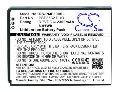 Batterij telefoon prestigio psp3532 duo