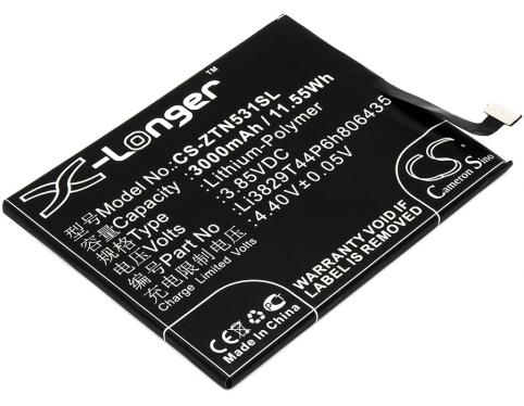 Batterij telefoon zte nubia m2 lite