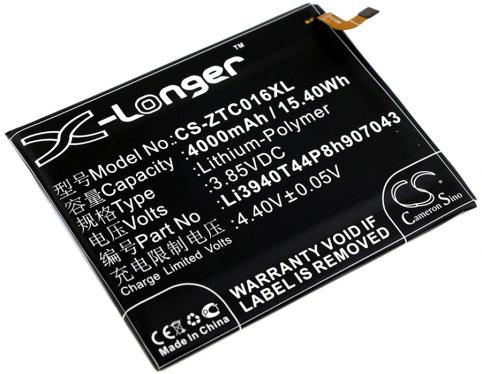 Batterij telefoon zte axon max c2016 dual sim