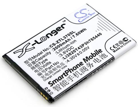 Batterij telefoon zte blade l2 plus