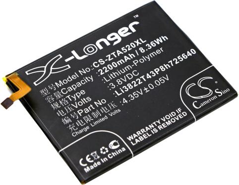 Batterij telefoon zte blade a510