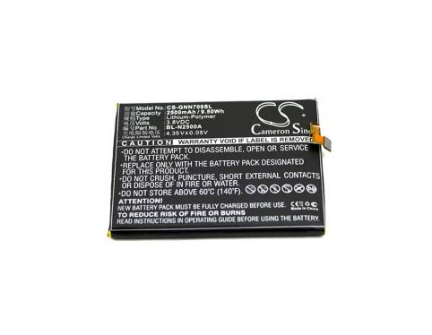 Batterij telefoon gionee gn709l