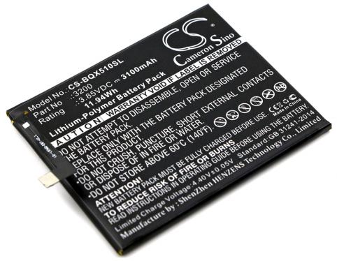 Batterij telefoon bq aquaris x5 plus