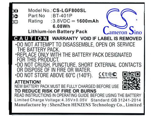 Batterij  leagoo bt 401p